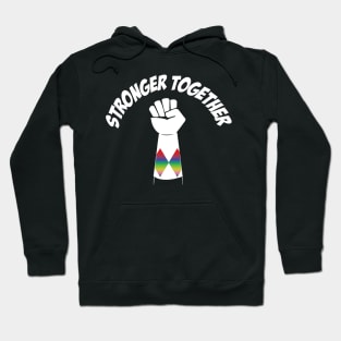 Rainbow Power Stronger Together Hoodie